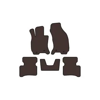 Rubber floor mats Carsuit (SD, Floor-mounted accelerator pedal, brown) photo 1