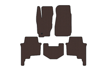 Jeep Commander 2005-2010 Rubber Floor Mats Carsuit (Brown) photo 1