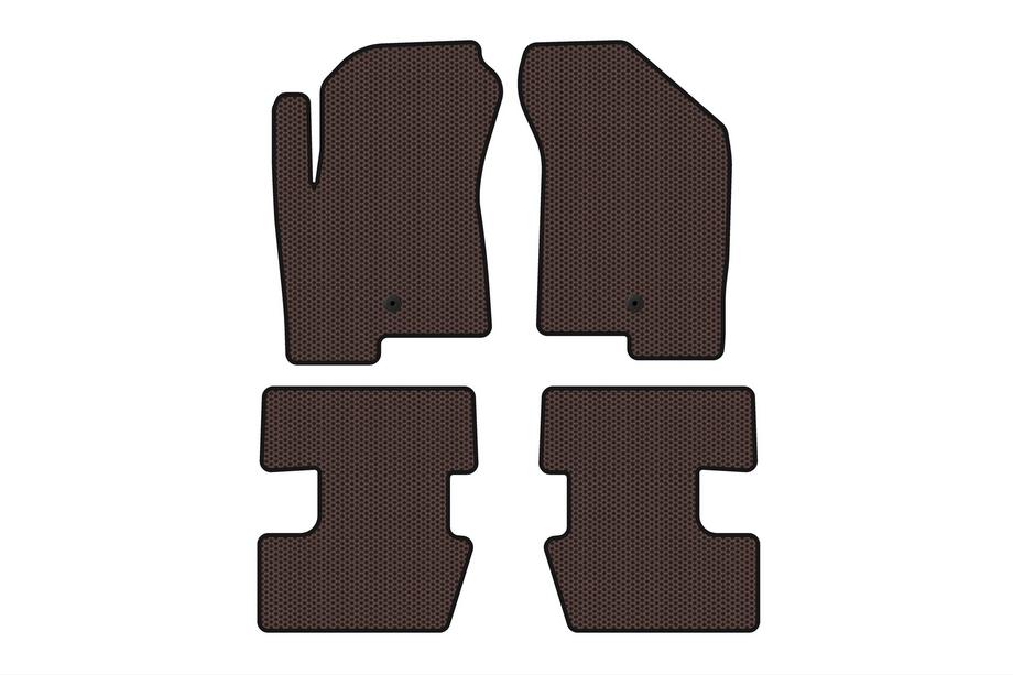 Jeep Compass 2006-2016 Rubber floor mats Carsuit (2011-2016, brown) Image