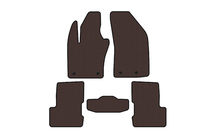 Jeep Renegade 2014- Rubber Floor Mats Carsuit V-2 (Brown) photo 1