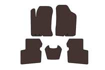 Kia Cerato 2 2010-2013 Rubber Floor Mats Carsuit (SD, Brown) photo 1