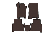 Kia Mohave 2008-2016 Rubber Floor Mats Carsuit (Brown) photo 1