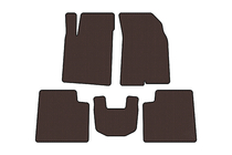 Kia Opirus 2003-2010 Rubber Floor Mats Carsuit (Brown) photo 1