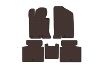 Kia Optima 2010-2016 Rubber Floor Mats Carsuit V-2 (SD, brown) photo 1
