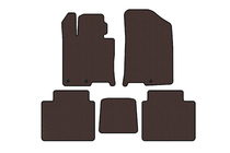 Kia Optima 2016- Rubber Floor Mats Carsuit (Brown) photo 2