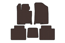 Kia Optima 2016- Rubber Floor Mats Carsuit (Brown) photo 1
