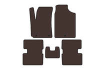 Kia Picanto 2016- Rubber floor mats Carsuit (HB, brown) photo 1