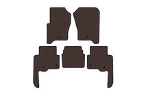 Land Rover Discovery IV 2009-2017 Rubber Floor Mats Carsuit V2 (Brown) photo 1