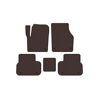 Rubber floor mats Carsuit (2014-2019, 2 rows, brown) Land Rover Discovery Sport 2014- photo 1