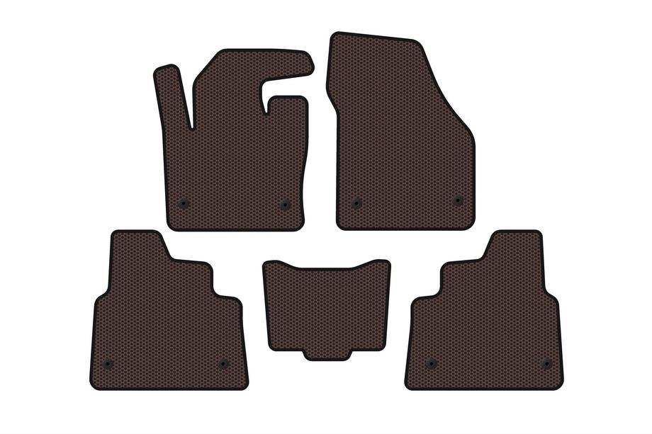 Land Rover Discovery Sport 2014- Rubber floor mats Carsuit (2019-, Brown) Image