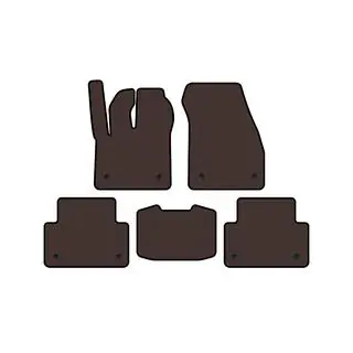Rubber Floor Mats Carsuit (Brown) photo 1