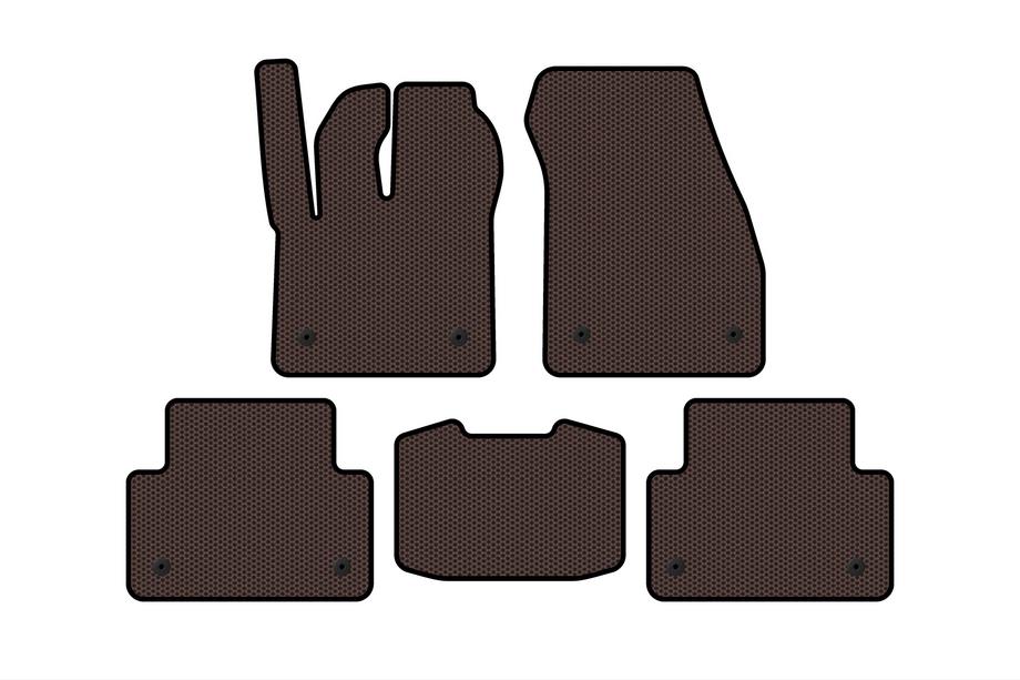 Range Rover Evoque 2018- Rubber Floor Mats Carsuit (Brown) Image