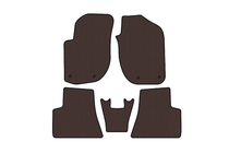 Land Rover Freelander I 1997-2006 Rubber Floor Mats Carsuit (Brown) photo 1