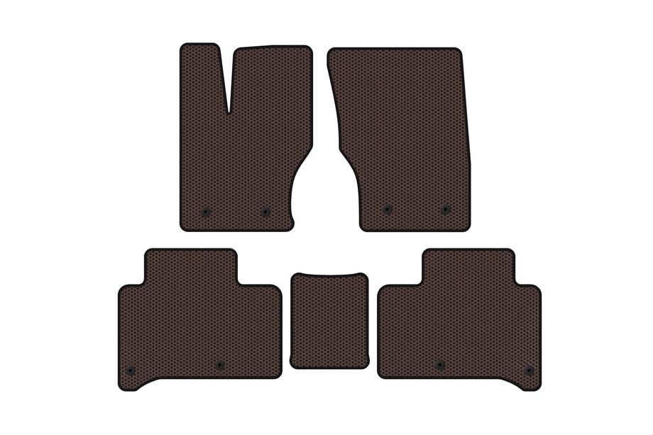 Range Rover Sport 2014-2022 Rubber floor mats Carsuit (2013-2017, brown) Image