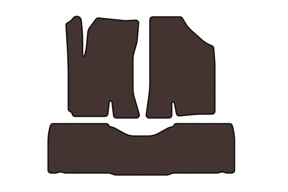 Leopaard CS9EV 2017- Rubber floor mats Carsuit (6-seater/Electric, brown) Photo 1