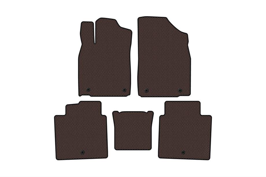 Lexus ES 2012-2018 Rubber floor mats Carsuit (2012-2015, SD, brown) Image