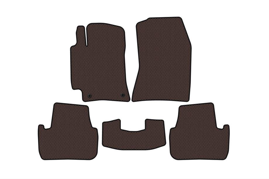 Lexus IS 1998-2005 Rubber Floor Mats Carsuit (Brown) Image