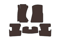 Lexus IS 2005-2013 Carsuit rubber floor mats (AWD, brown) photo 1