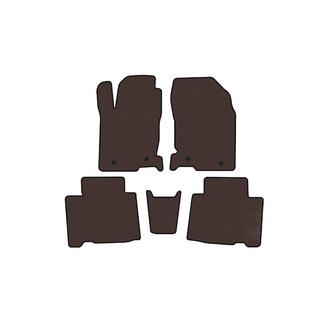 Rubber Floor Mats Carsuit (Brown) photo 1