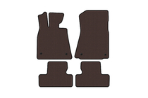Lexus RC 200t 2014- Rubber floor mats Carsuit (Coupe, brown) photo 1