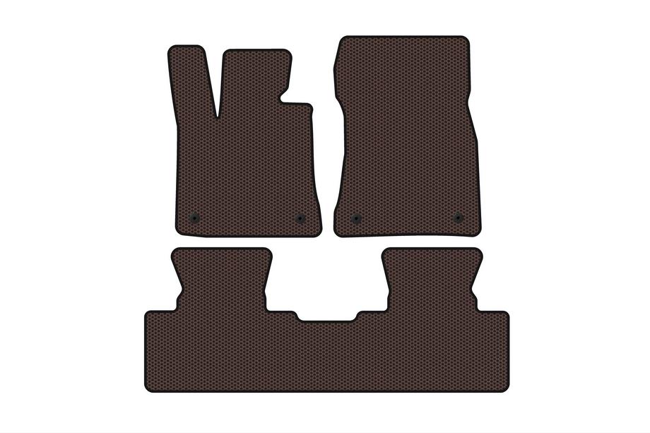 Lexus RX 2016-2022 Rubber Floor Mats Carsuit (Brown) Image