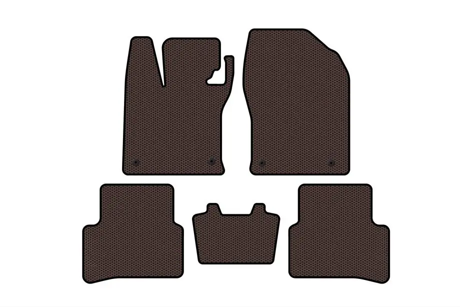 Lexus UX 2018- Rubber floor mats Carsuit (Hybrid, brown) Image