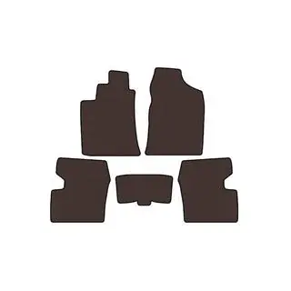 Rubber Floor Mats Carsuit (SD, Brown)