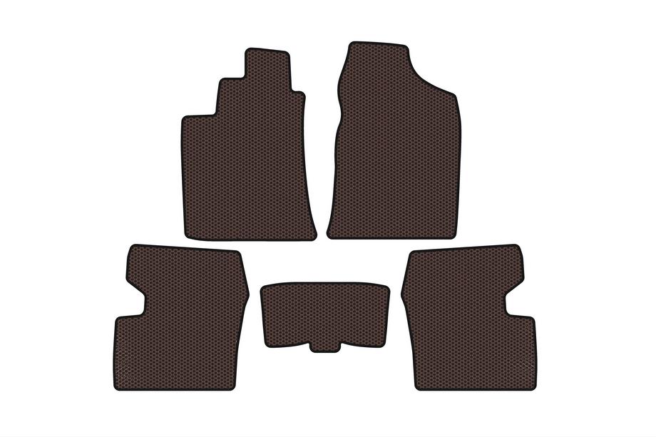 Lifan 620 Solano 2007- Rubber Floor Mats Carsuit (SD, Brown) Image