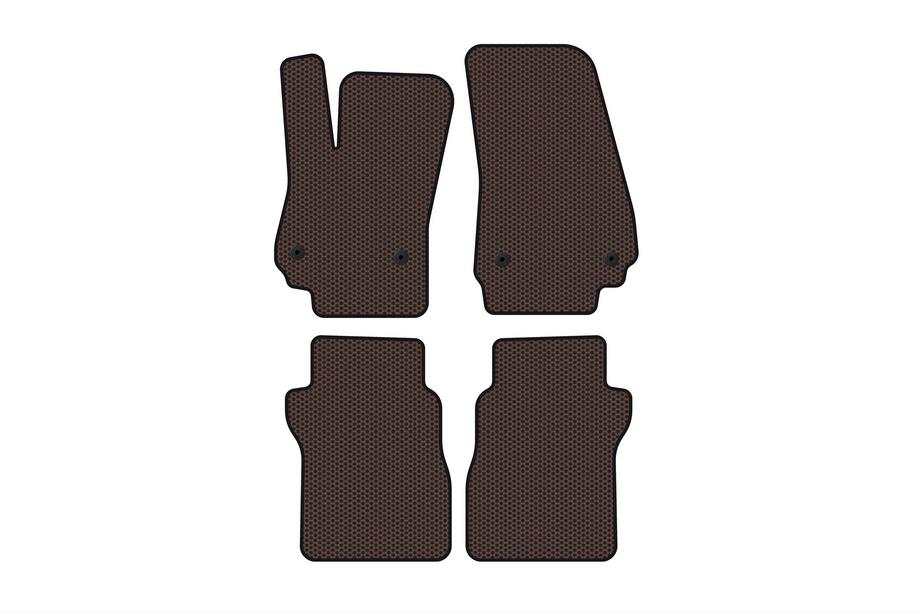 Lincoln Continental 2016-2020 Rubber Floor Mats Carsuit (SD, Brown) Image