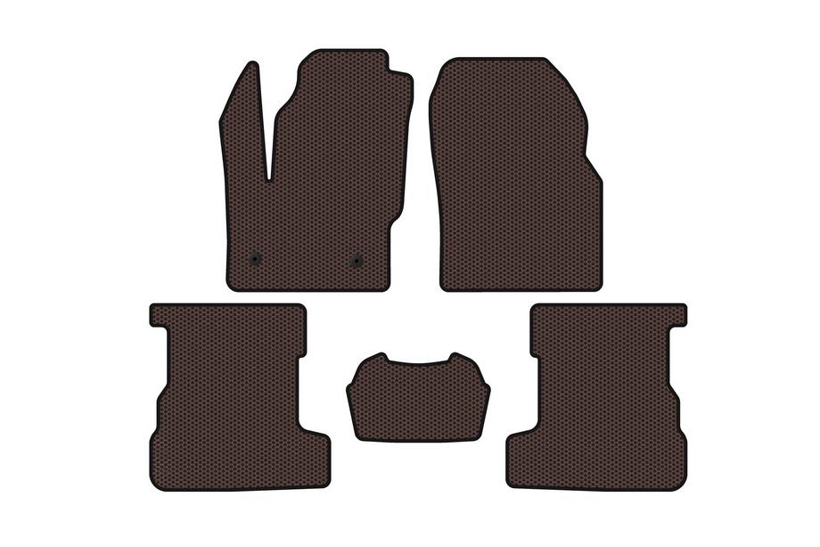 Lincoln MKC 2015- Rubber Floor Mats Carsuit (Brown) Image