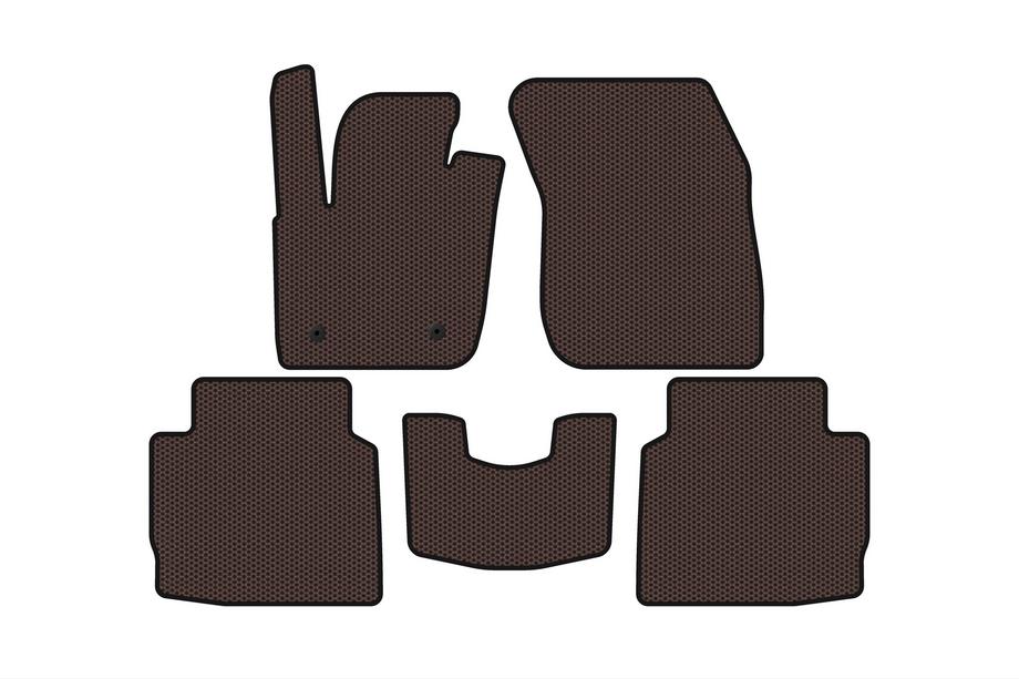 Lincoln MKZ 2012-2020 Rubber floor mats Carsuit (2016-2020, SD, brown) Photo 1