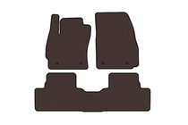 Mazda 5 2010-2018 Rubber floor mats Carsuit (2 rows, brown) photo 1