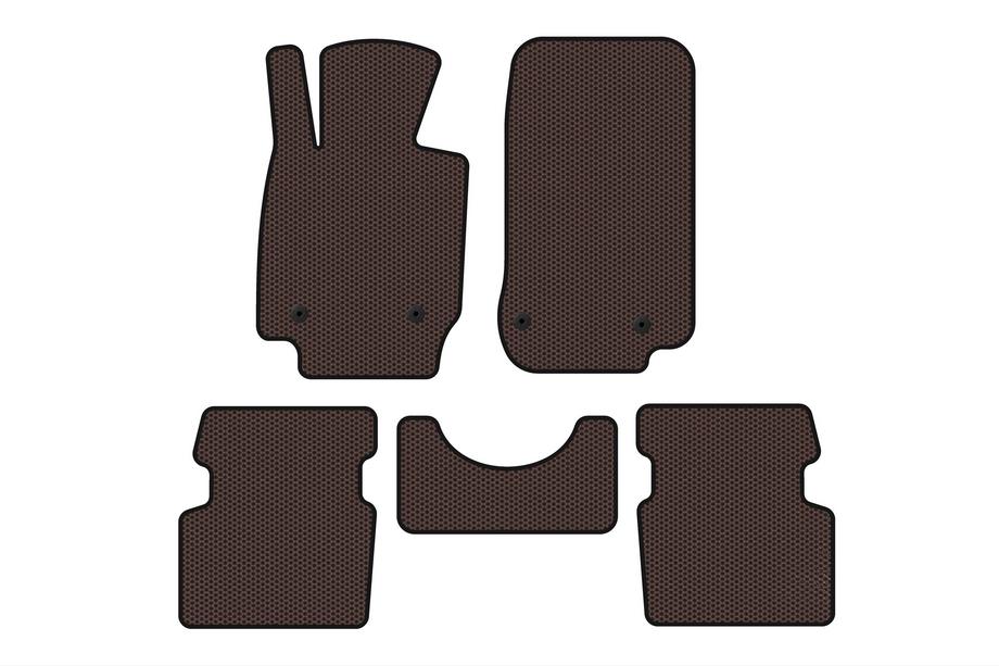 Mazda CX-3 2015- Rubber floor mats Carsuit (2015-2018, AWD, brown) Image