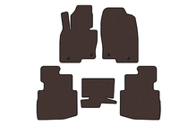Mazda CX-9 2017- Rubber floor mats Carsuit (2 rows, 7-seater, brown) photo 1