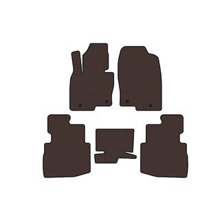 Rubber floor mats Carsuit (2 rows, 7-seater, brown) photo 1