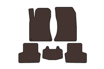 Mercedes CLA C117 2013-2019 Rubber Floor Mats Carsuit (SD, Brown) photo 1