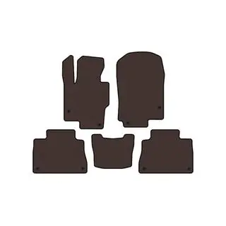 Rubber Floor Mats Carsuit (Brown) photo 1