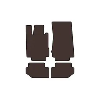 Rubber Floor Mats Carsuit (Brown)