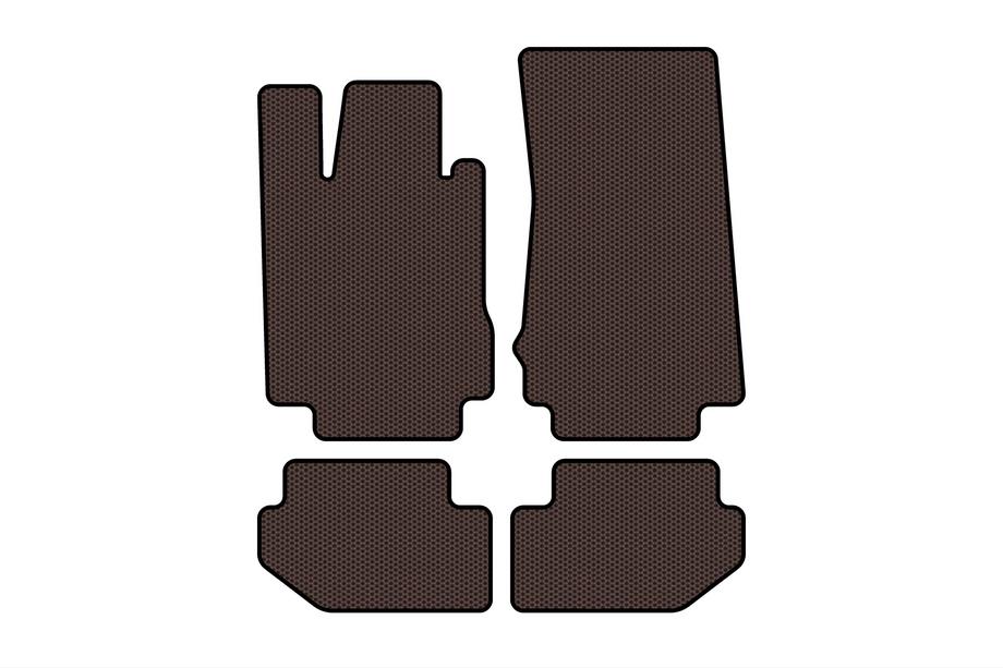 Mercedes CL-class C215 1999-2006 Rubber Floor Mats Carsuit (Brown) Photo 1