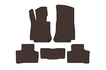 Mercedes EQC 2019-2023 Rubber Floor Mats Carsuit (Brown) photo 1