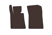 Mercedes SLK R172 2011-2016 Rubber floor mats Carsuit (Roadster, brown) photo 1
