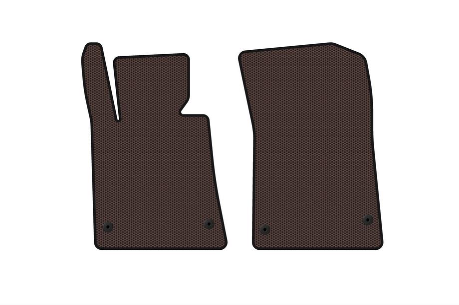 Mercedes SLK R172 2011-2016 Rubber floor mats Carsuit (Roadster, brown) Image