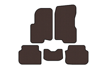 Smart 1998-2007 Rubber Floor Mats Carsuit (2003-2007, Forfour, Brown) photo 1