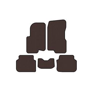 Rubber Floor Mats Carsuit (2003-2007, Forfour, Brown) Smart 1998-2007 photo 1