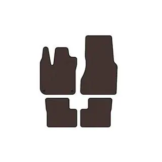 Rubber floor mats Carsuit (HB, 5-door, brown)