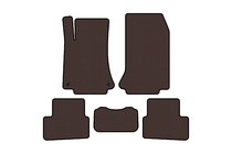 Smart 1998-2007 Rubber floor mats Carsuit (2003-2007, Coupe, brown) photo 1