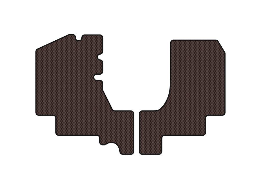 Mercedes T1 (207-410) 1977-1995 Rubber Floor Mats Carsuit (Brown) Image