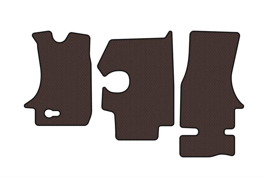 Mercedes T2 (507-814) 1967-1996 Rubber Floor Mats Carsuit (Brown) Image
