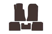 Mercedes E-class W124 1984–1997 Rubber Floor Mats Carsuit (SD, Brown) photo 1