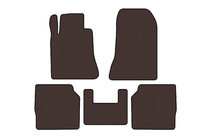 Mercedes S-class W140 1991-1998 Rubber floor mats Carsuit (SD, Long wheelbase, brown) photo 1